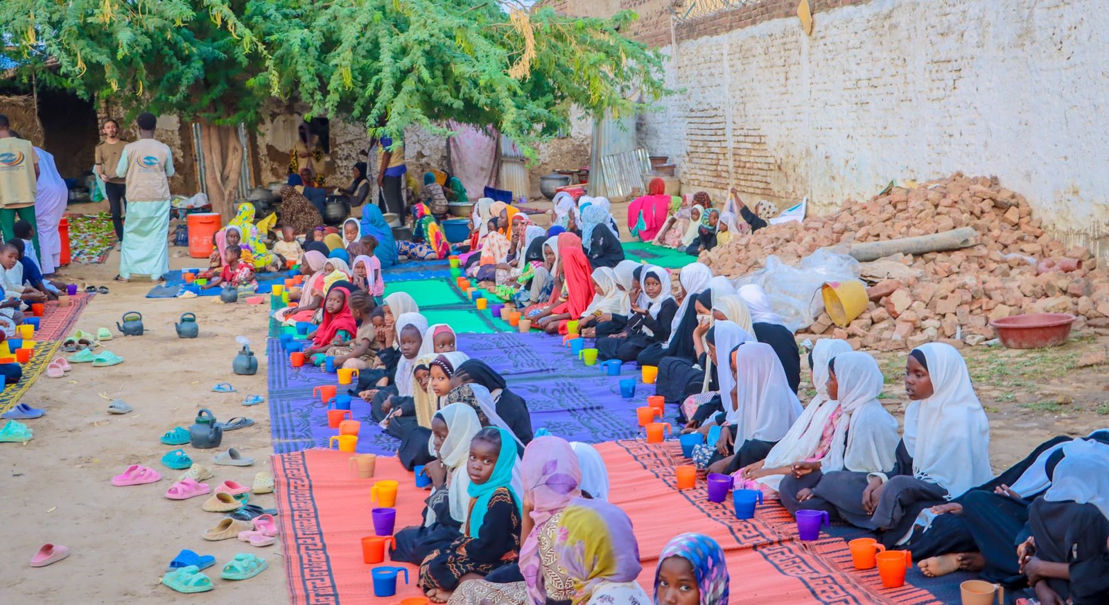 Distribution de vivres Al-Moussa’Ada